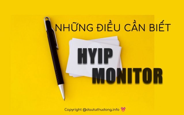 Lưu ý về Hyip Monitor