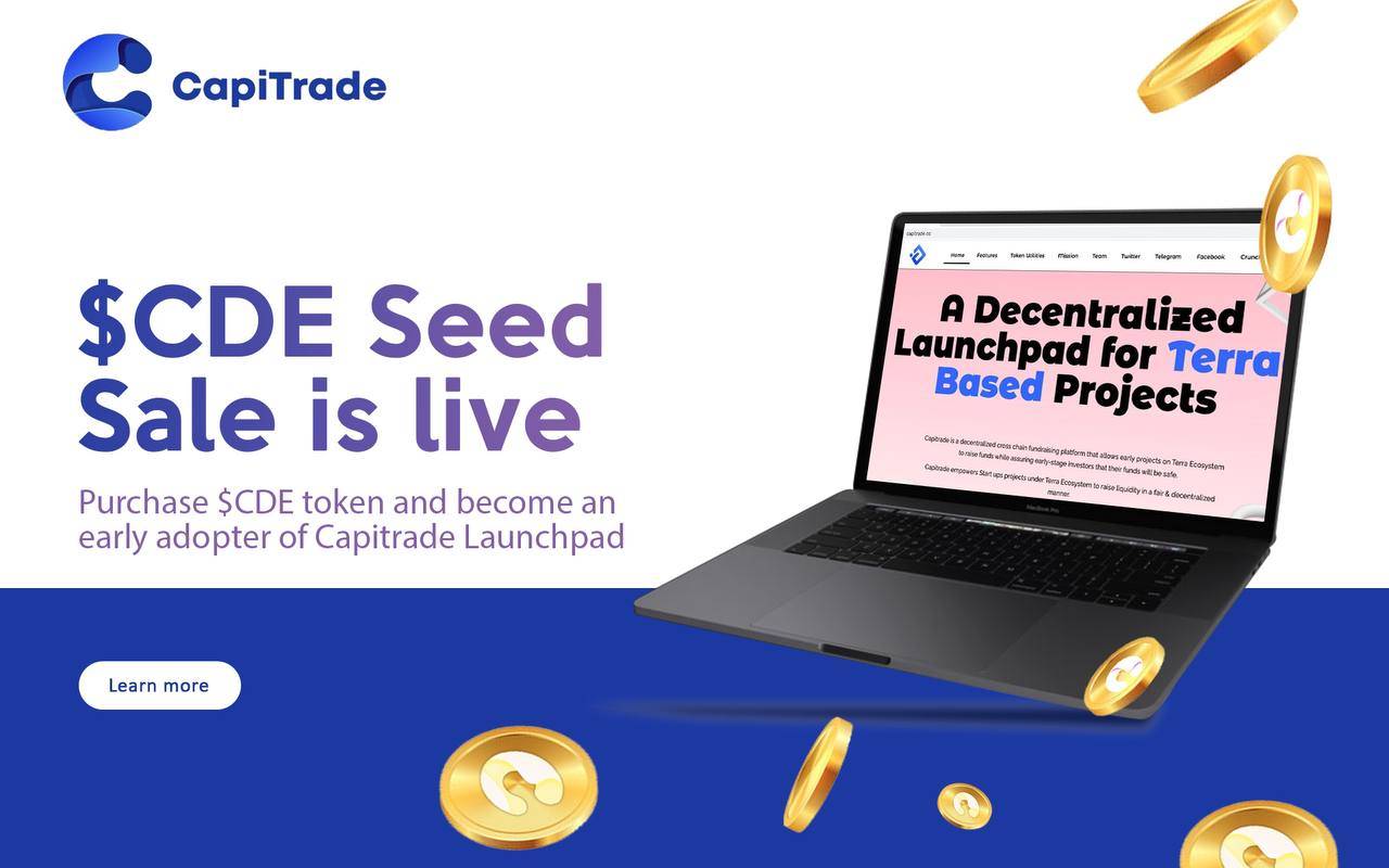 Capitrade Launchpad bán token seed sale, Launchpad đầu tiên trên Terra Network
