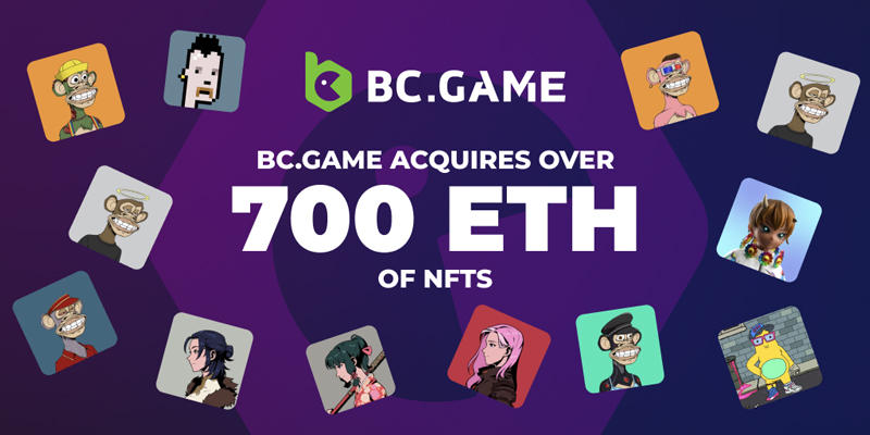 BC.GAME đầu tư 700 ETH bằng NFT